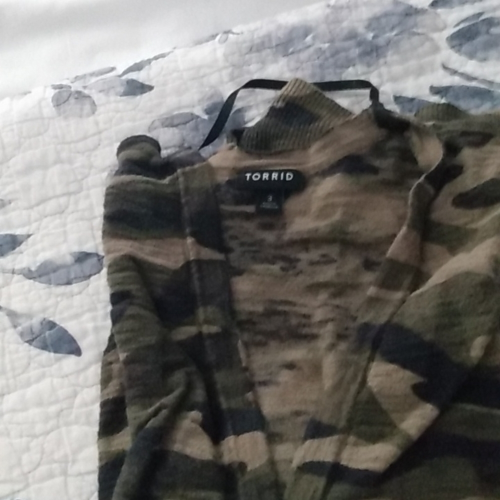 Torrid boyfriend cardigan